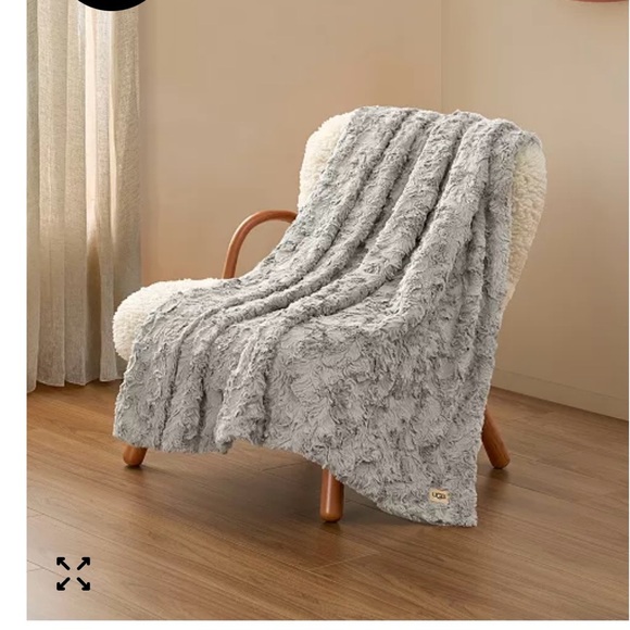 UGG Other - Luxurious Seal Grey Throw Blanket Faux Fur
Throw, 50"x70"
